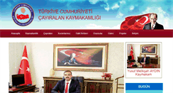 Desktop Screenshot of cayiralan.gov.tr